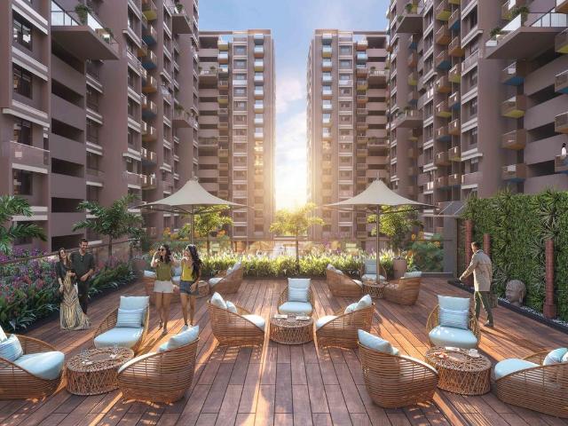 2 BHK Apartment in Sargasan for resale Gandhinagar. The reference number is 20478975