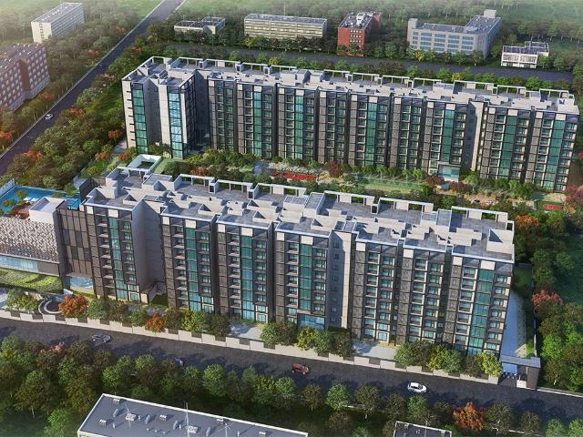 2 BHK Apartment in Nanmangalam for resale Chennai. The reference number is 12348543
