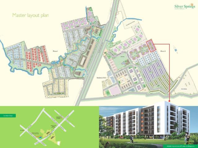 2 BHK Apartment in Silver Spring for resale Indore. The reference number is 19891162
