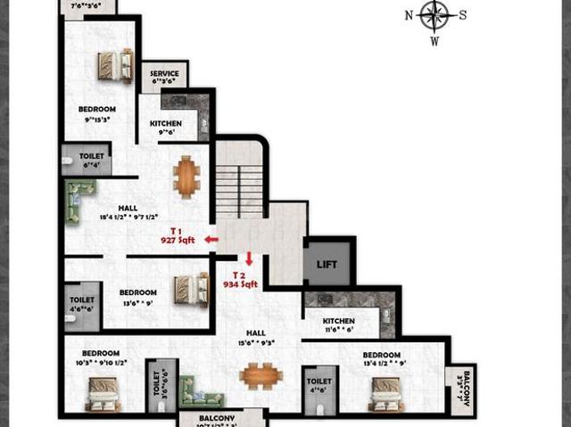 2 BHK Apartment in Surapet for resale Chennai. The reference number is 20588124