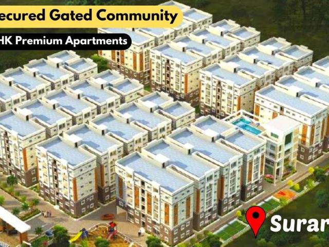 2 BHK Apartment in Suraram for resale Hyderabad. The reference number is 20467950