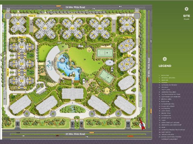 2 BHK Apartment in Sushant Golf City for resale Lucknow. The reference number is 19752005