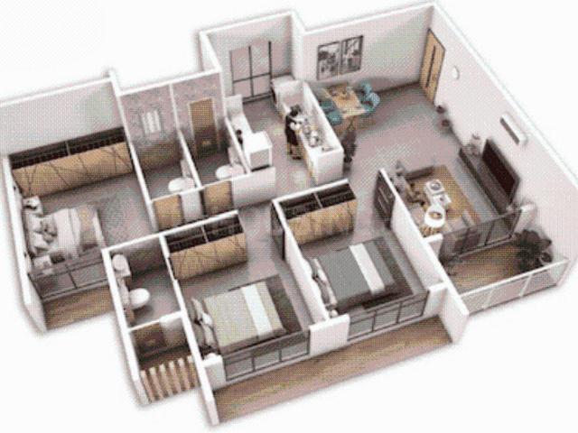 2 BHK Apartment in Panvel for resale Navi Mumbai. The reference number is 21159646