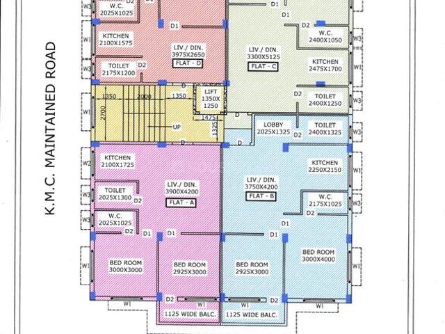 2 BHK Apartment in Paschim Barisha for resale Kolkata. The reference number is 20787119