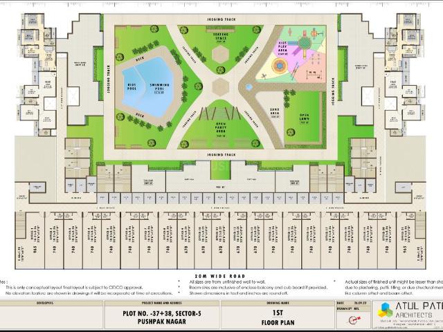 2 BHK Apartment in Pushpak Nagar for resale Navi Mumbai. The reference number is 15491635