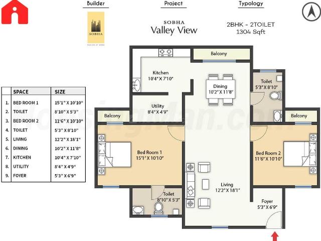 2 BHK Apartment in RR Nagar for resale Bengaluru. The reference number is 21136625