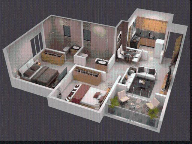 2 BHK Apartment in Wagholi for resale Pune. The reference number is 20438075