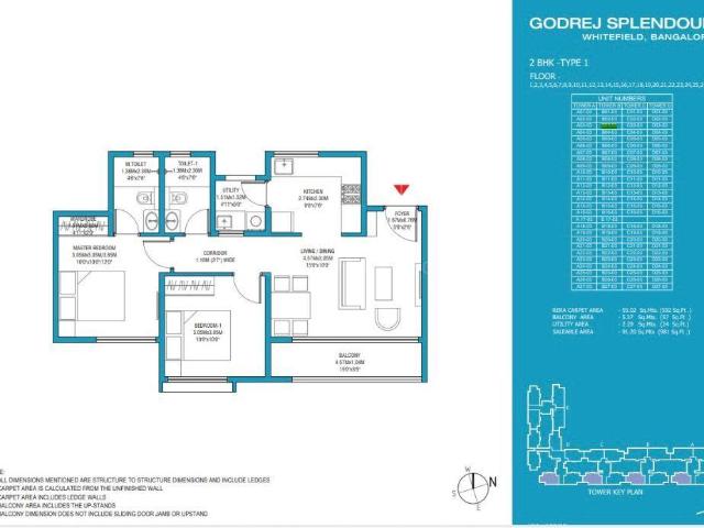 2 BHK Apartment in Whitefield for resale Bengaluru. The reference number is 20591396