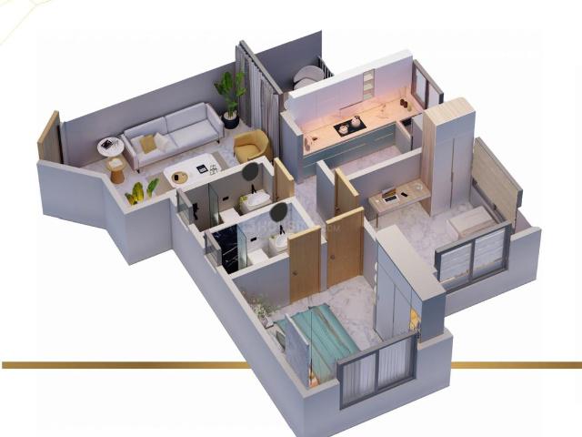 2 BHK Apartment in Talegaon Dabhade for resale Pune. The reference number is 19388572