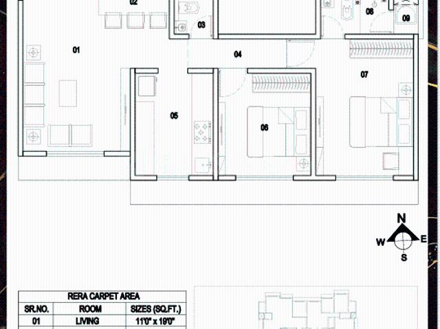 2 BHK Apartment in Thane West for resale Thane. The reference number is 21027711