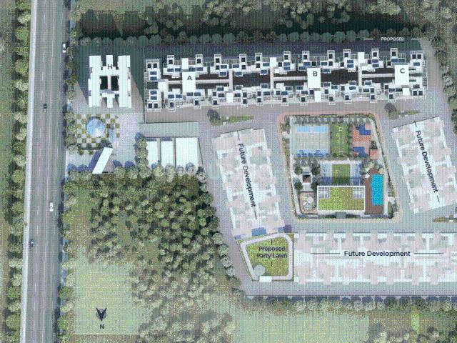 2 BHK Apartment in Thergaon for resale Pune. The reference number is 19883294