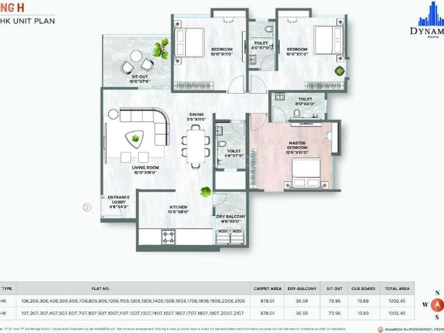 2 BHK Apartment in Undri for resale Pune. The reference number is 19035399