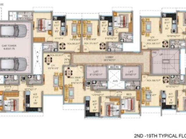 2 BHK Apartment in Vikhroli East for resale Mumbai. The reference number is 19948888