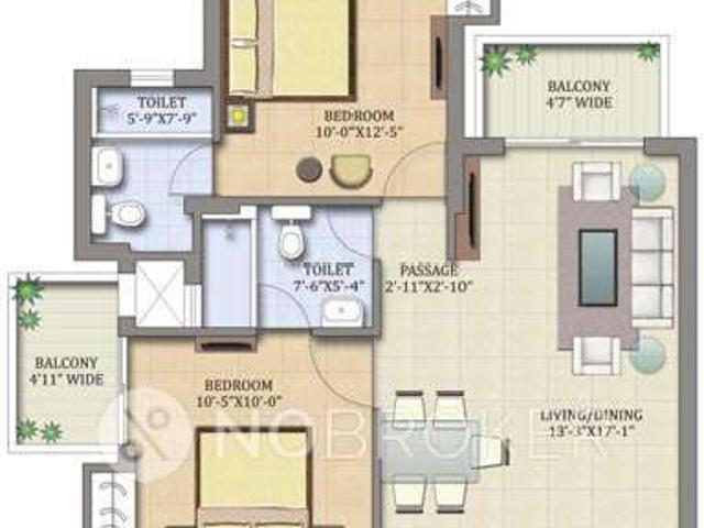 2 BHK Flat In Mcc Signature Heights for Rent In Raj Nagar Extension