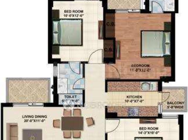 2 BHK Flat In Mgh Mulberry County, Sector 70 for Rent In Sector 70