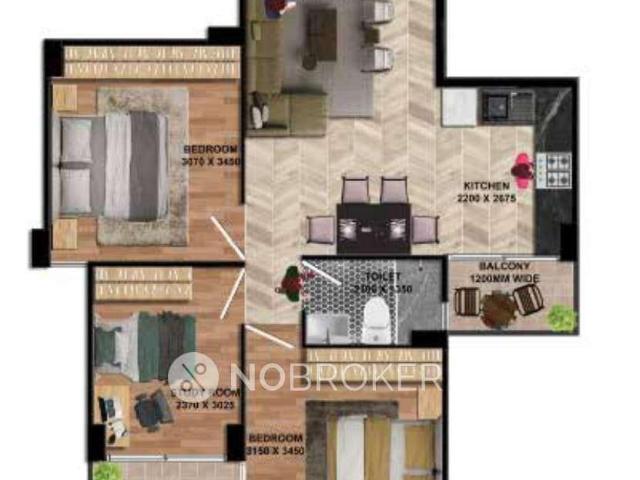 2 BHK Flat In Mrg Ultimus for Rent In Sector 90