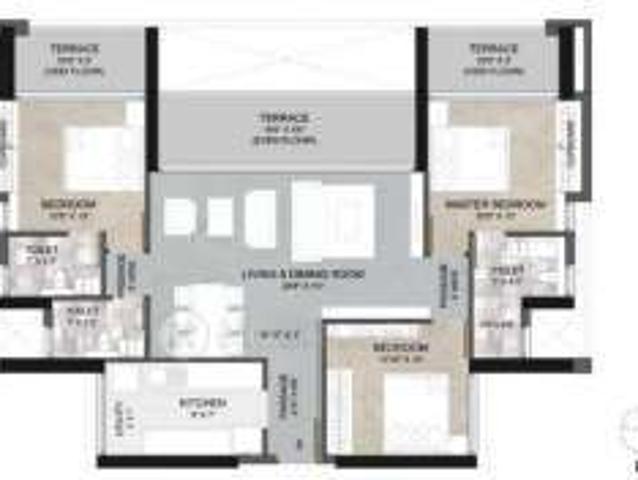 2 BHK Flat In Adhiraj Samyama City for Rent In Kharghar