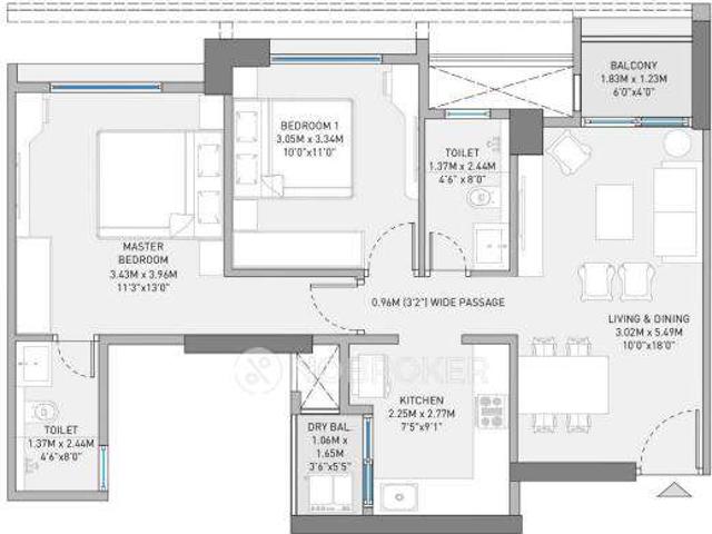 2 BHK Flat In Aditya Birla Evam For Sale In Manjari Budruk