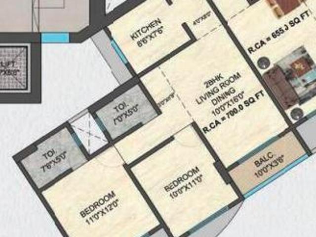 2 BHK Flat In Ariha Opulence For Sale In Goregaon West
