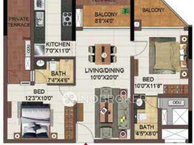 2 BHK Flat In Casagrand Aspires For Sale In Navalur