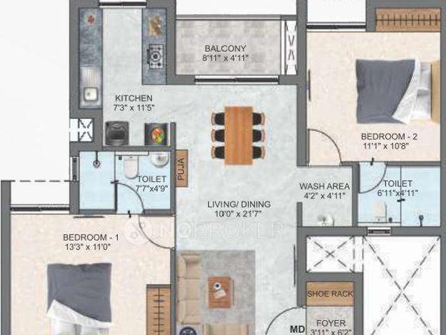 2 BHK Flat In Dac Marshal For Sale In East Tambaram