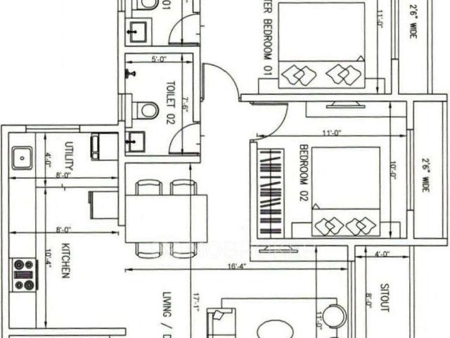 2 BHK Flat In Goyal The Orchid Life For Sale In Varthur Main Road