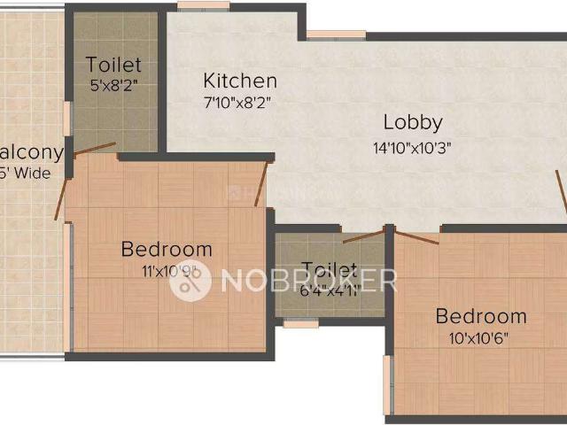 2 BHK Flat In Green Court for Rent In Sector 90