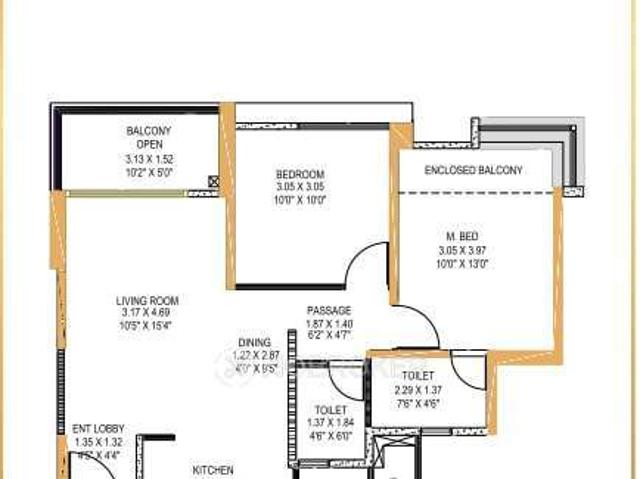 2 BHK Flat In Park Titan For Sale In Hinjewadi