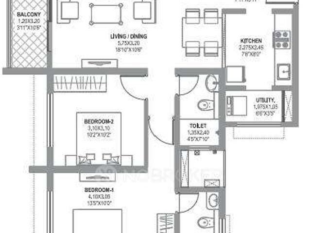 2 BHK Flat In Raheja Sterling For Sale In Nibm