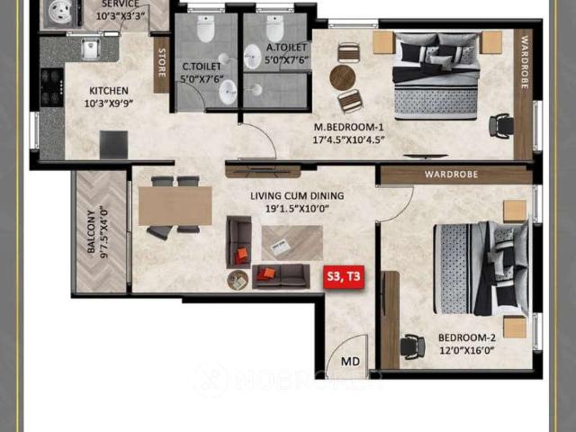 2 BHK Flat In St Apartments For Sale In Tambaram