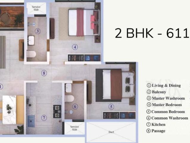 2 BHK Flat In Starwing I Stay For Sale In Andheri East