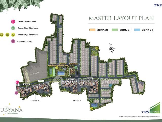 2 BHK Flat In Tvs Emerald Udyana For Sale In Medavakkam