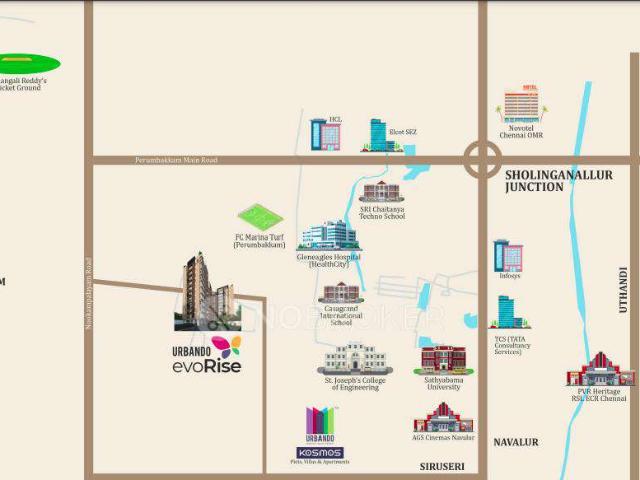 2 BHK Flat In Urbando Evorise For Sale In Perumbakkam