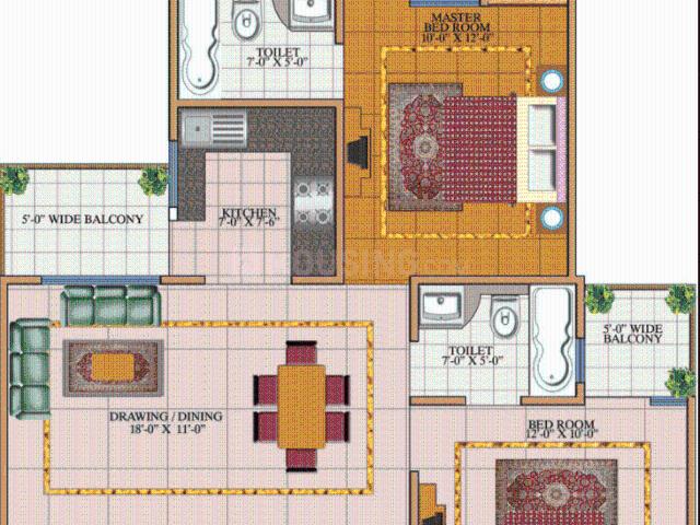 2 BHK Independent Builder Floor in Raj Nagar Extension for resale Ghaziabad. The reference number is 17995143