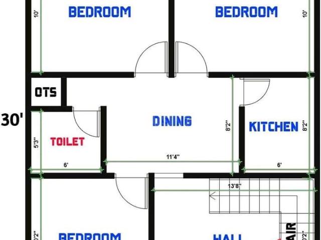 2 BHK Independent House in Gmada Aerocity for rent Mohali. The reference number is 16466294