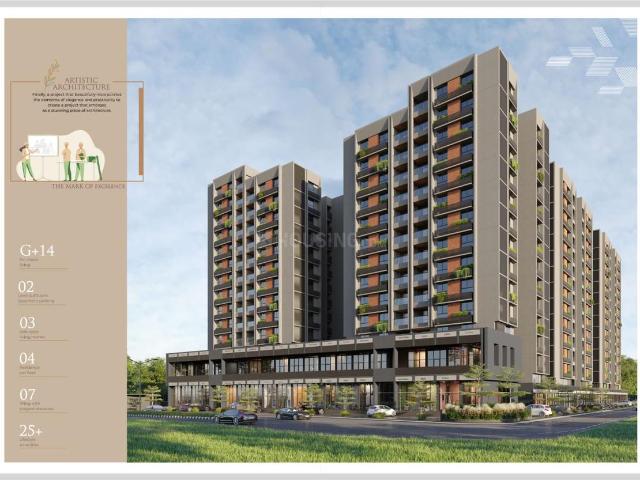 2 BHK Penthouse in Bopal for resale Ahmedabad. The reference number is 20797177