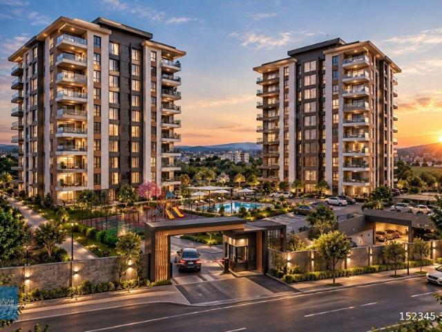 2 BLOKLU SİTEDE 8.KAT 2+1 EBEWEYN BANYOLU SIFIR METROYA 3.DK