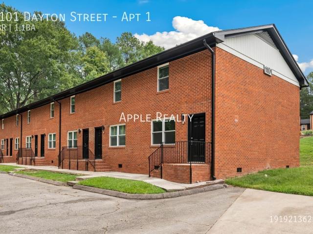 2 BR, 1.5 BA Apartment 1101 Dayton Street, Durham, NC 27701