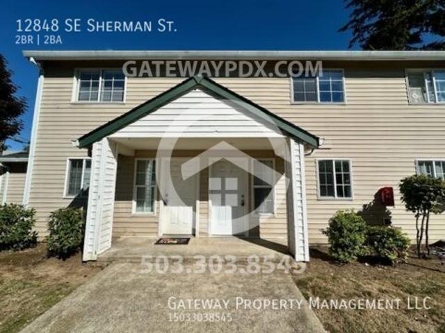 2 BR, 1.5 BA Apartment 12848 SE Sherman St Portland, OR 97233