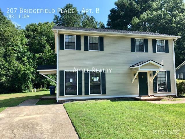 2 BR, 1.5 BA Apartment 207 Bridgefield Place, Durham, NC 27705