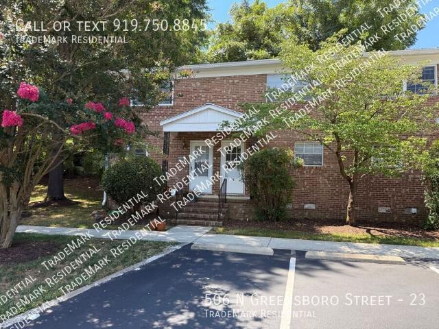 2 BR, 1.5 BA Apartment 506 N Greensboro Street, Carrboro, NC 27510