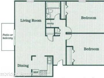 2 BR, 1.5 BA Apartment 600 Cambridge Boulevard Unit 910 193, Clarksville, IN 47129