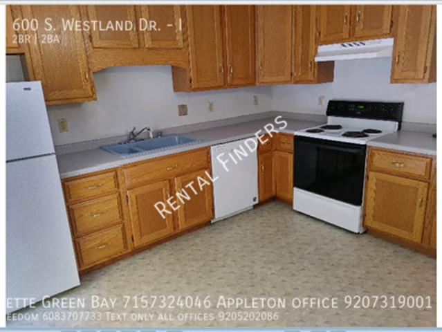 2 BR, 1.5 BA Apartment 600 S. Westland Dr Appleton, WI 54914