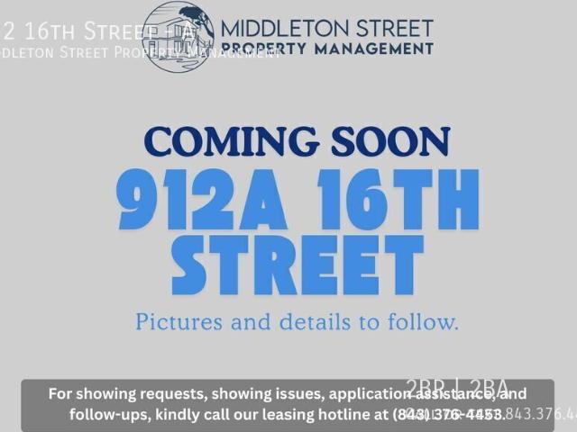 2 BR, 1.5 BA Apartment 912 16th Street, Port Royal, SC 29935