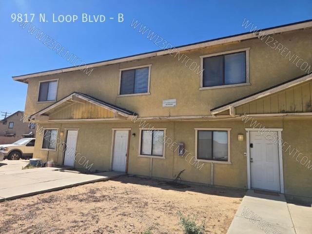2 BR, 1.5 BA Apartment 9817 N. Loop Blvd, California City, CA 93505