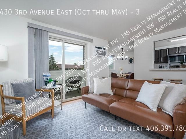 2 BR, 1 BA Apartment 1430 3rd Avenue East Oct thru May, Kalispell, MT 59901