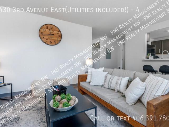 2 BR, 1 BA Apartment 1430 3rd Avenue East Utilities included!, Kalispell, MT 59901