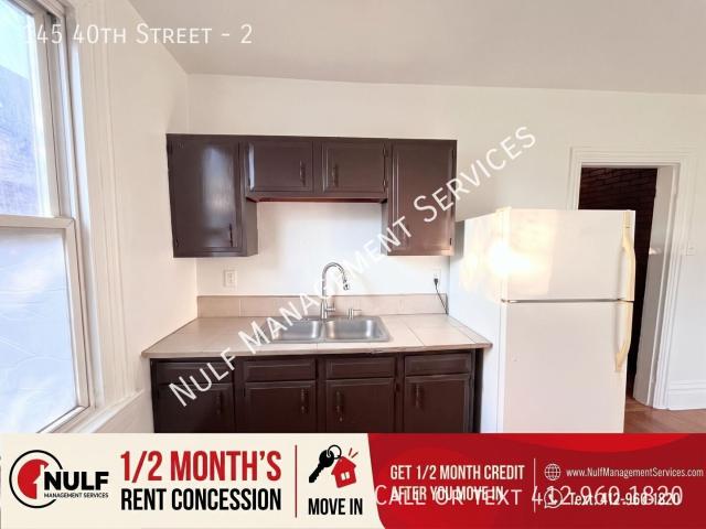 2 BR, 1 BA Apartment 145 40th Street, Pittsburgh, PA 15201