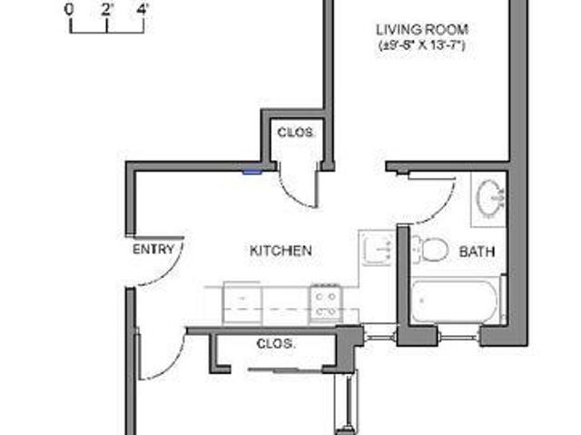 2 BR, 1 BA Apartment 149 Park Dr, Unit 34, Boston, MA 02215