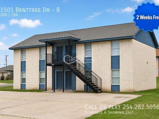2 BR, 1 BA Apartment 1501 Benttree Dr, Killeen, TX 76543